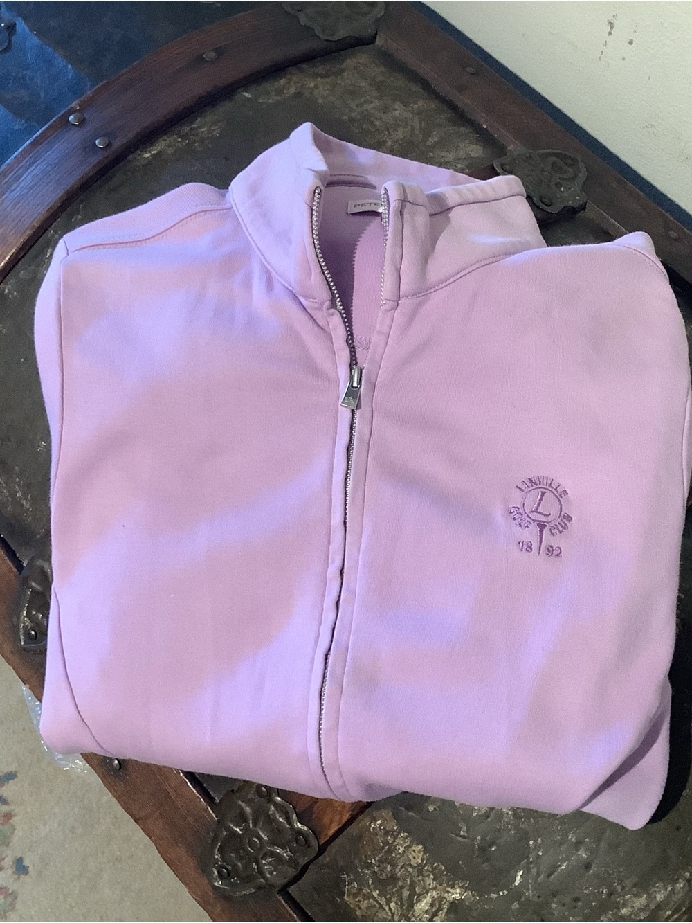 Peter Millar Full Zip Long Sleeve Lavender Golf Jacket - Women’s Sz Small